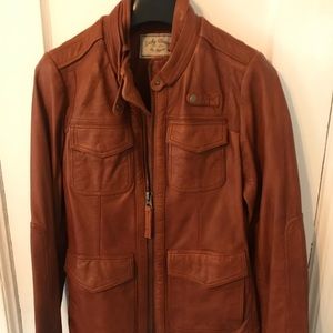 Lucky Brand leather jacket.